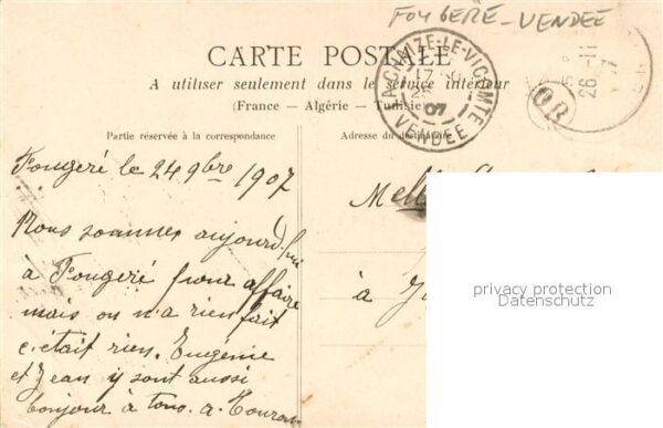 Fougere Vendee Vue Generale Eglise – Bild 2