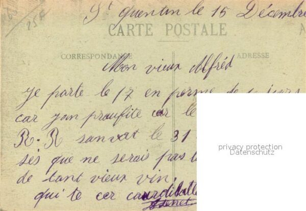 Compiegne Oise Bombardement de 1918 Rue Vermenton Ruin – Bild 2