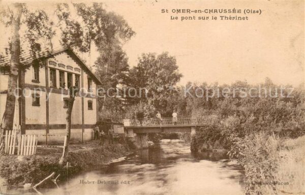Saint-Omer-en-Chaussee Le pont sur le Thérinet