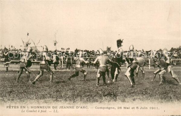Compiegne Oise Fêtes en l_Honneur de Jeanne d_Arc