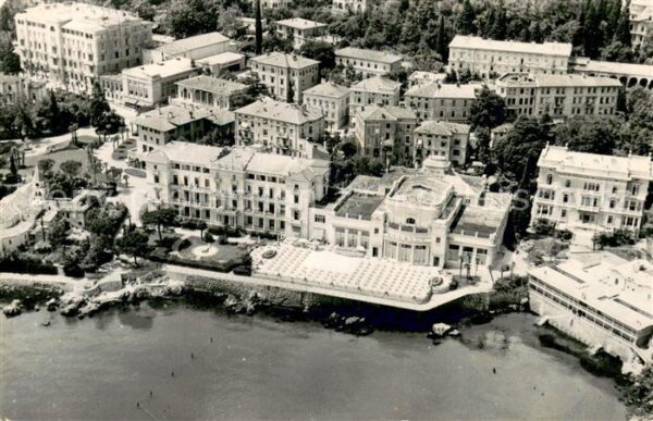 Opatija Abbazia Fliegeraufnahme