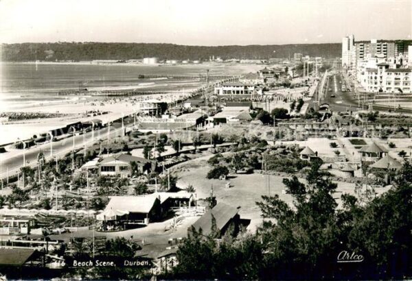 Durban South Africa Beach Scene