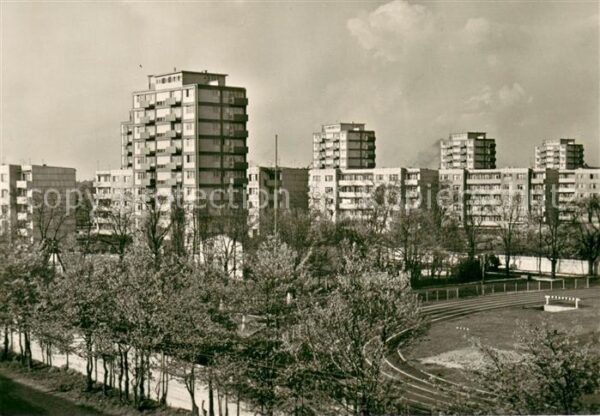 Wroclaw Osiedle Gajowice Wohnsiedlung Hochhäuse