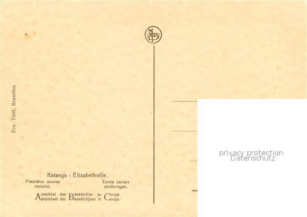 Elisabethville Lubumbashi Katanga Premières oeuvres sociales – Bild 2