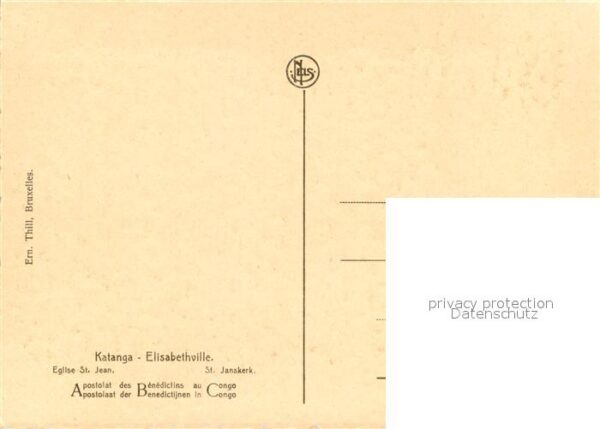 Elisabethville Lubumbashi Katanga Eglise Saint Jean – Bild 2