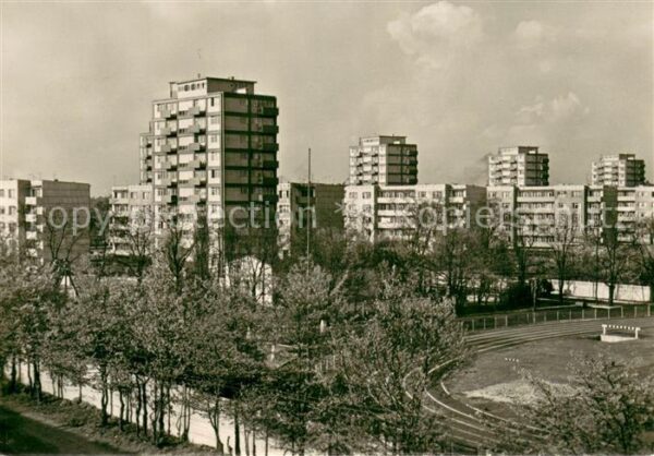 Wroclaw Osiedle Gajowice Wohnsiedlung Hochhäuse