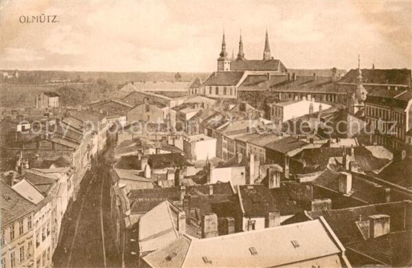 Olmuetz Olomouc Stadtpanorama Zentrum Kirche