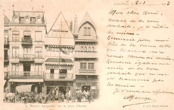 Valenciennes Maisons espagnoles Place d_Armes