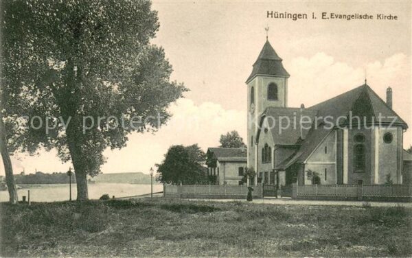 Hueningen Huningue Eglise Kirche