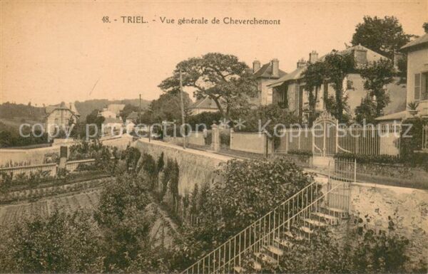 Triel-sur-Seine Vue Generale de Cheverchemont