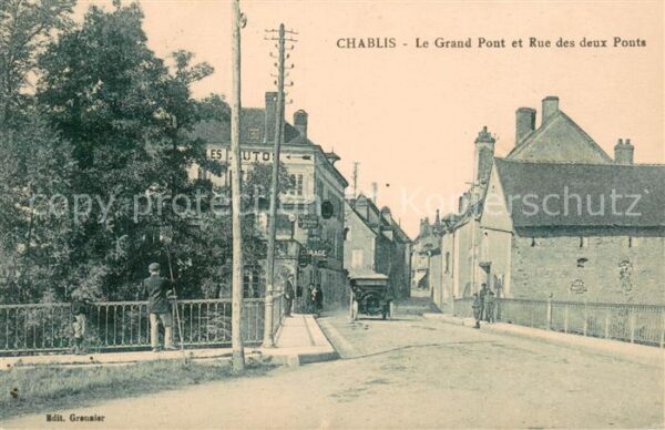 Chablis Grand Pont et Rue des deux Ponts