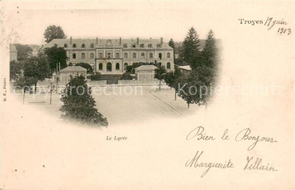 Troyes Aube Le Lycée