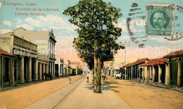 Camaguey Kuba Avenida de la Libertad