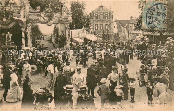 Beauvais 60 Fêtes de Jeanne Hachette Entrée de la F
