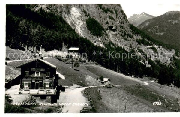 Scuol GR Restaurant Weinberg im Unterengadin Alp