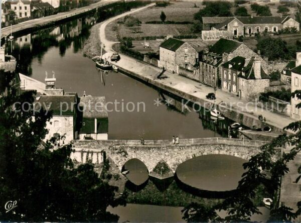 Dinan 22 Vieux port et pont sur la Rance