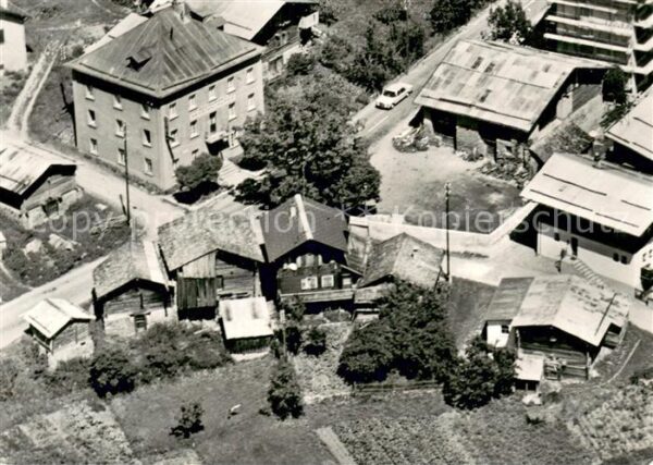 Inden Leuk Pension des Alpes vue aérienne