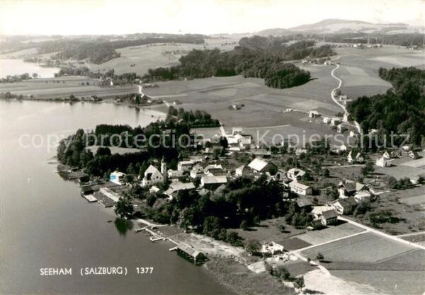 Seeham Obertrumersee Fliegeraufnahme