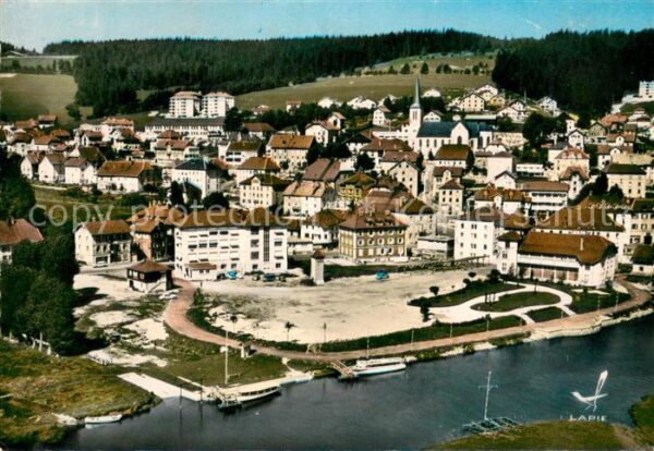 Villers-le-Lac Embarcadère vue aérienne