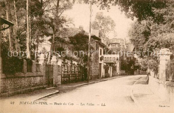 Juan-les-Pins Antibes 06 Route du Cap Les Villas