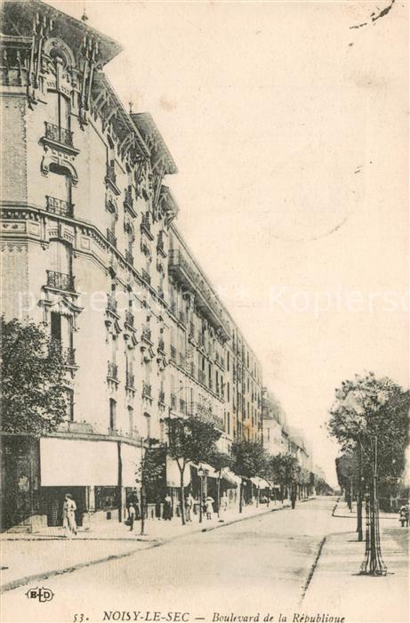 Noisy-le-Sec Boulevard de la Republique
