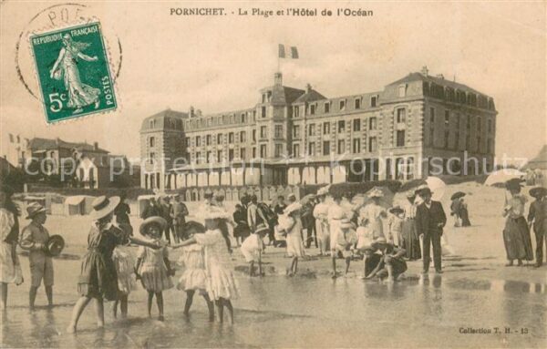 Pornichet La Plage et l’Hotel de l'Ocean