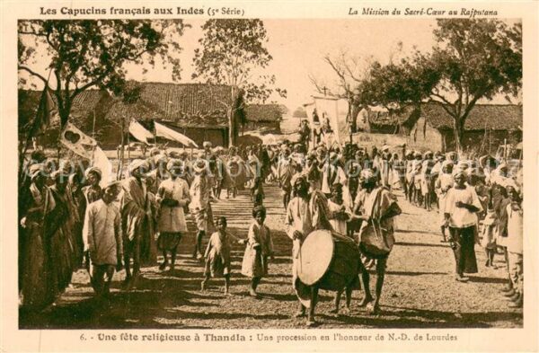 Thandla India Une procession en l’honneur de ND de Lo