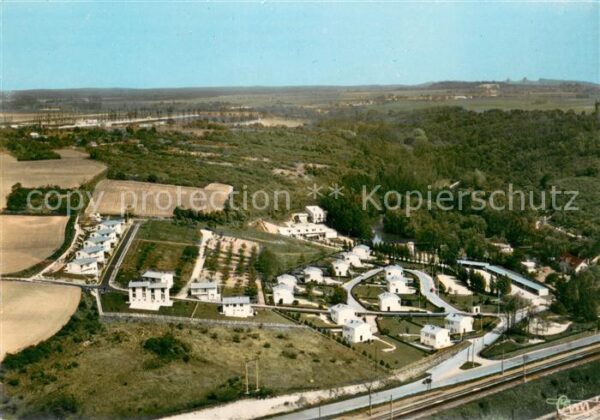 Vernou-la-Celle-sur-Seine Cite des Serpes Vue aerienne