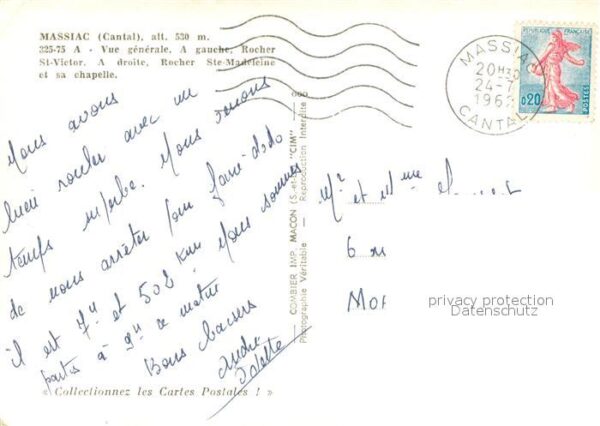 Massiac Vue generale aerienne Rocher St Victor – Bild 2