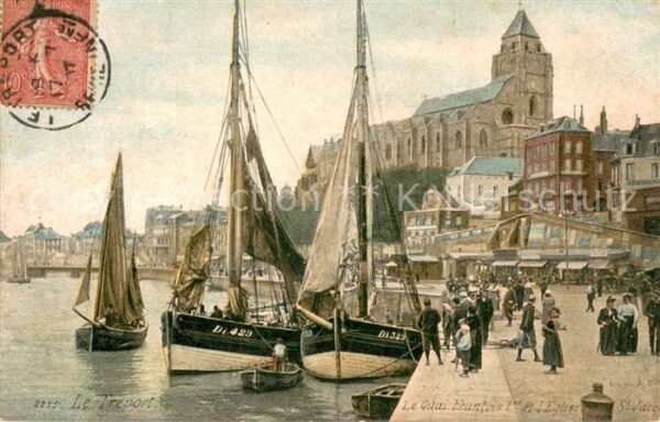 Le Treport Quai Francois Ier Eglise Saint Jacque