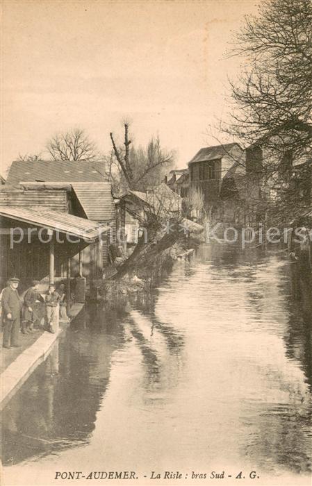 Pont-Audemer La Risle bras sud