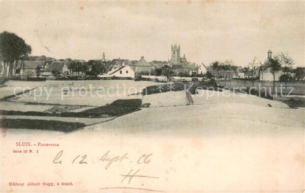 Sluis Zeeland Panorama