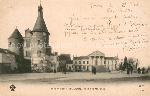 Issoudun Indre Place des Marchés