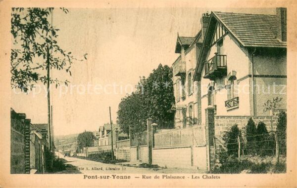 Pont-sur-Yonne Rue de Plaisance les chalets