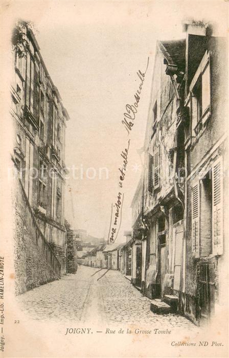 Joigny Yonne Rue de la Grosse Tombe