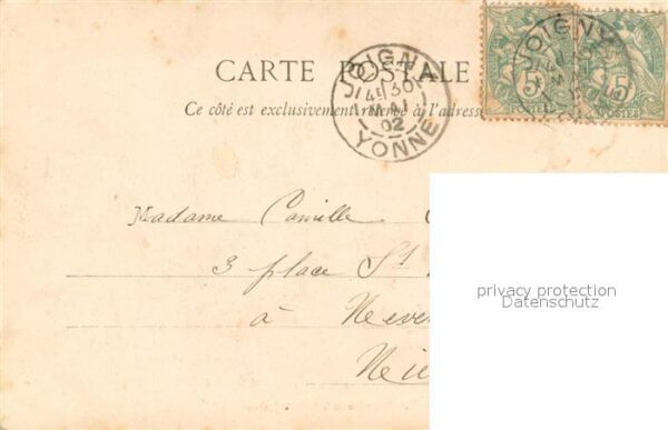 Joigny Yonne Vue prise de la côte Saint Jacques – Bild 2
