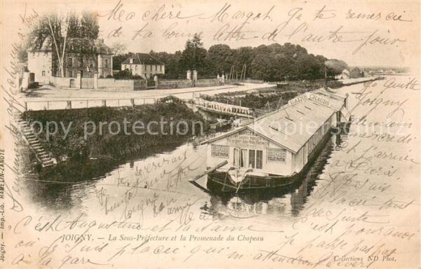Joigny Yonne La Sous-Prefecture et la Promenade du C