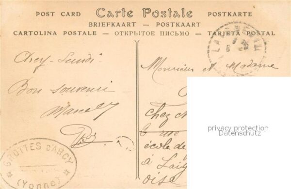 Arcy-sur-Cure Yonne Les grottes Passage de Madame – Bild 2