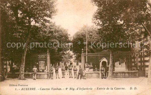 Auxerre Caserne Vauban 4e Régiment d_Infanterie