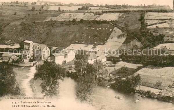 Lavault-Sainte-Anne Le moulin