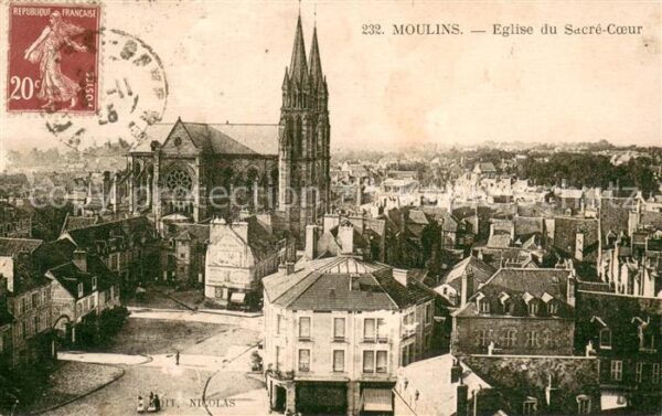 Moulins Allier Eglise du Sacré Coeur