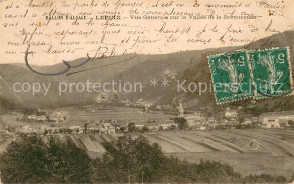 Lepuix Vue Generale sur la Vallee de la Savour
