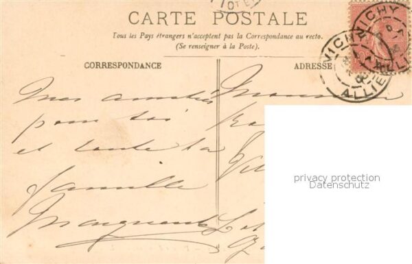 Vichy Allier Route des Malavaux Passage d_un gué – Bild 2