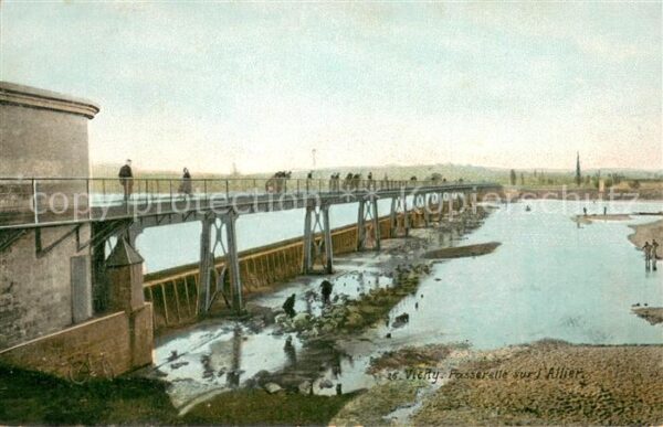 Vichy Allier Passerelle sur l'Allier
