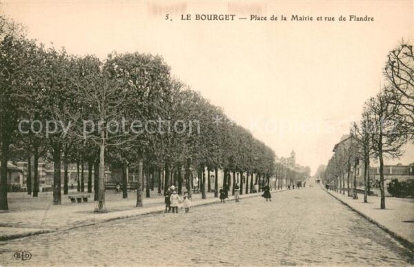 Le Bourget Seine-Saint-Denis Place de la Mairie Rue de Flandre
