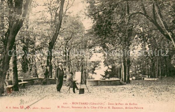 Montbard Parc de Buffon M. Hugot et M. Dameron A