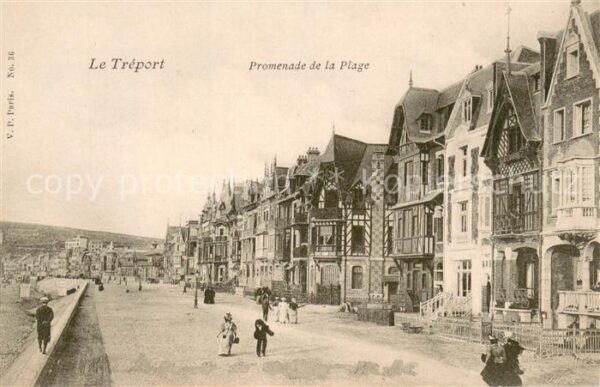 Le Treport Promenade de la plage