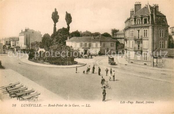 Luneville Rond point de la gare