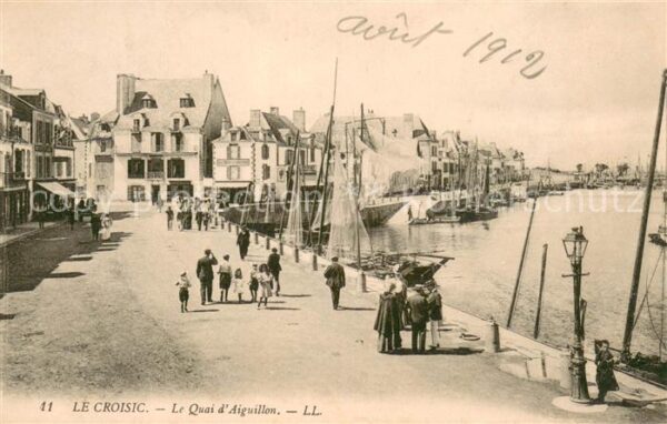 Le Croisic Quai d_Aiguillon Port Bateaux