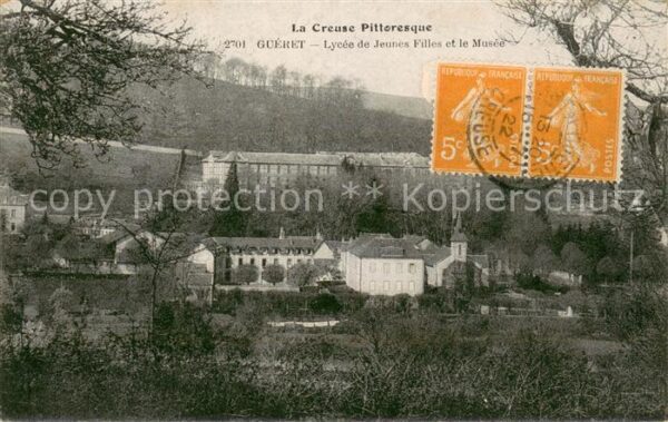 Gueret Lycée de Jeunes Filles et le Musee